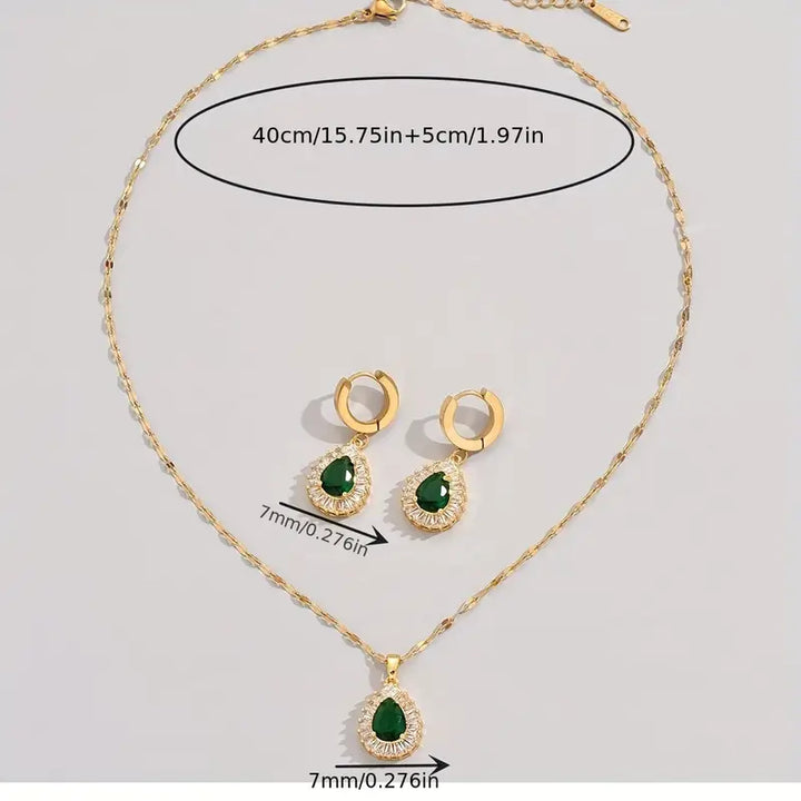 Rheya Lysandelle Jewelry Set | Gold