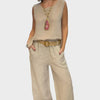 Paloma | Bohemian Sleeveless Top and Cropped Pants Co-Ord Set