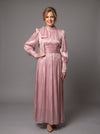 Adelaide™ Pleated Belted Maxi Dress