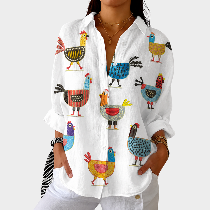 Lisa™︎ Printed Blouse