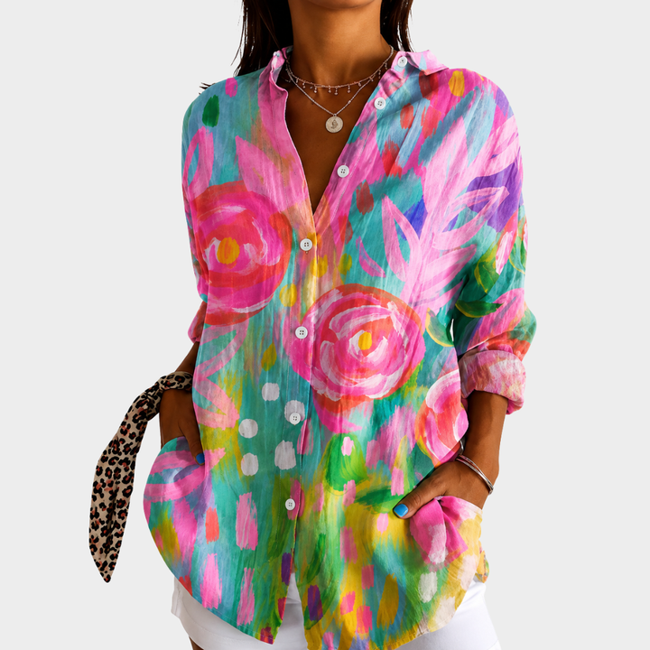 Isla™ Dyed Garden Breeze Blouse