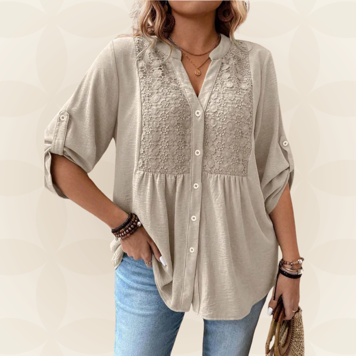 Hazel™ Button Front Blouse
