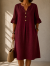 Clara™ | Button Dress