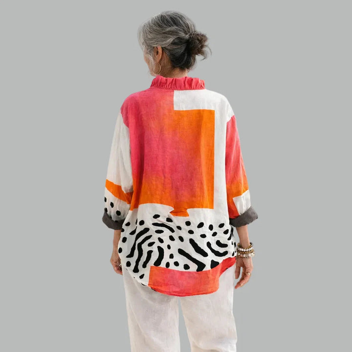 Sara™ Relaxed Print Blouse