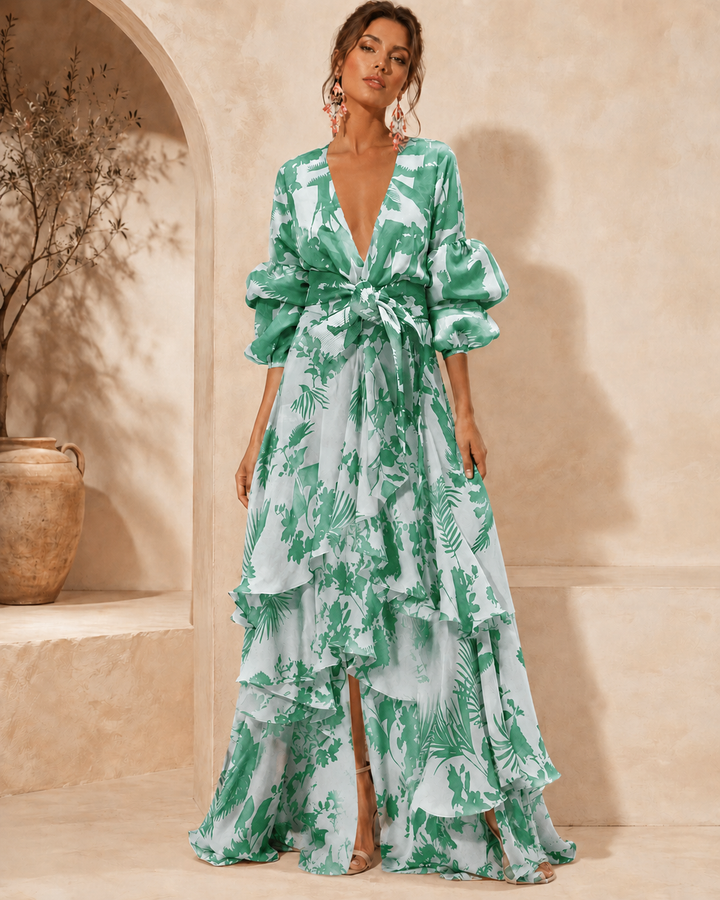 Coral Garden Dress