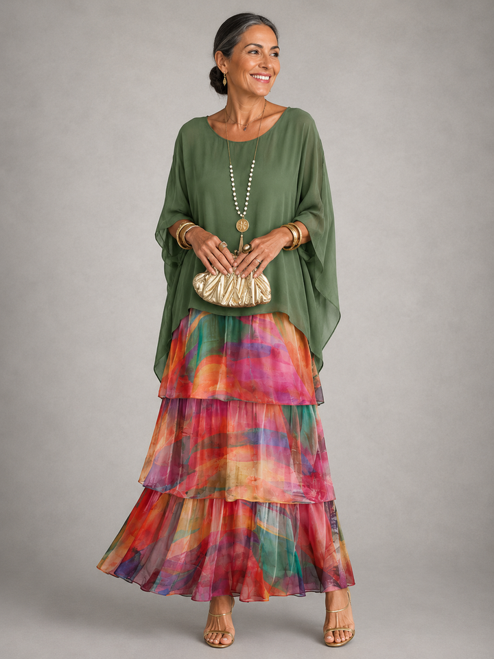 Marguerite | Elegant Flowing Maxi Dress