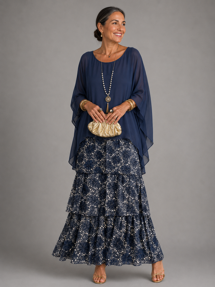 Marguerite | Elegant Flowing Maxi Dress