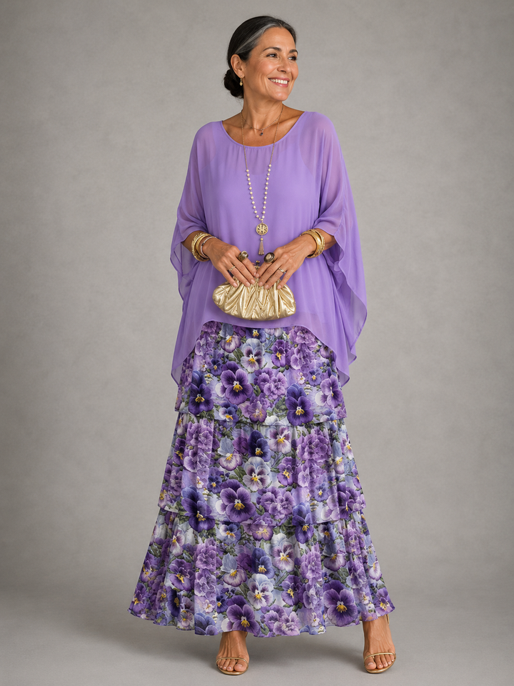 Marguerite | Elegant Flowing Maxi Dress