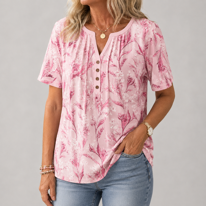 Bonnie™ Botanical Tunic Blouse