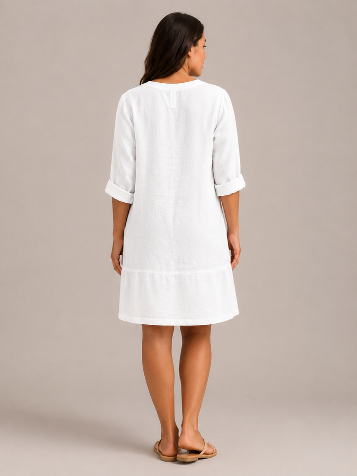 Nikki - Summer Dress with V-Neck and Relaxed Fit