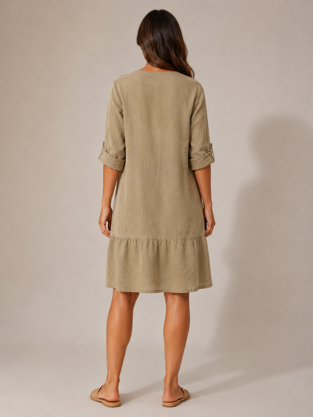 Nikki - Summer Dress with V-Neck and Relaxed Fit