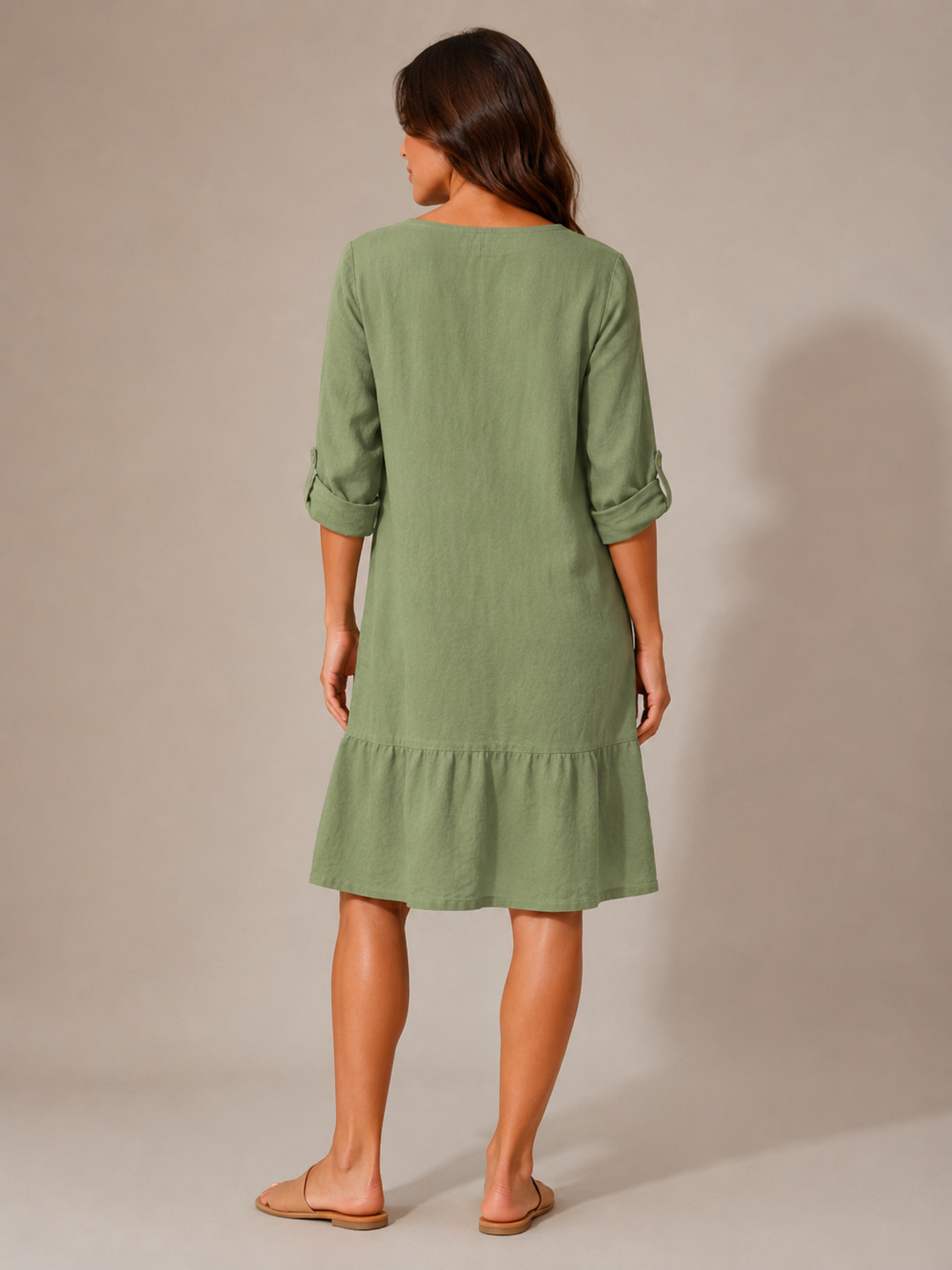 Nikki - Summer Dress with V-Neck and Relaxed Fit