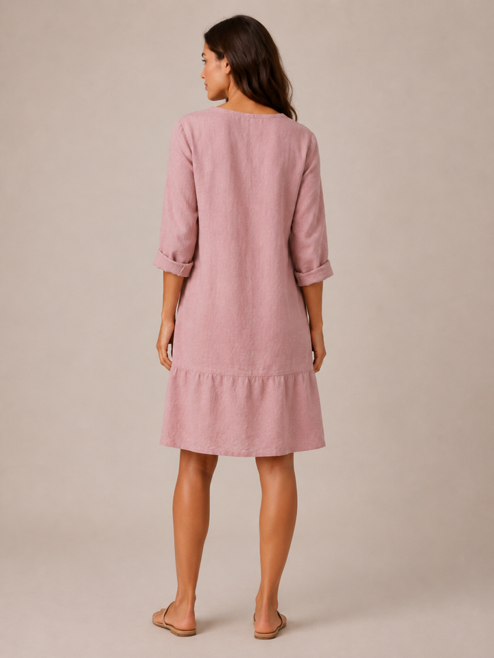 Nikki - Summer Dress with V-Neck and Relaxed Fit