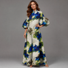 Blue Art Dress