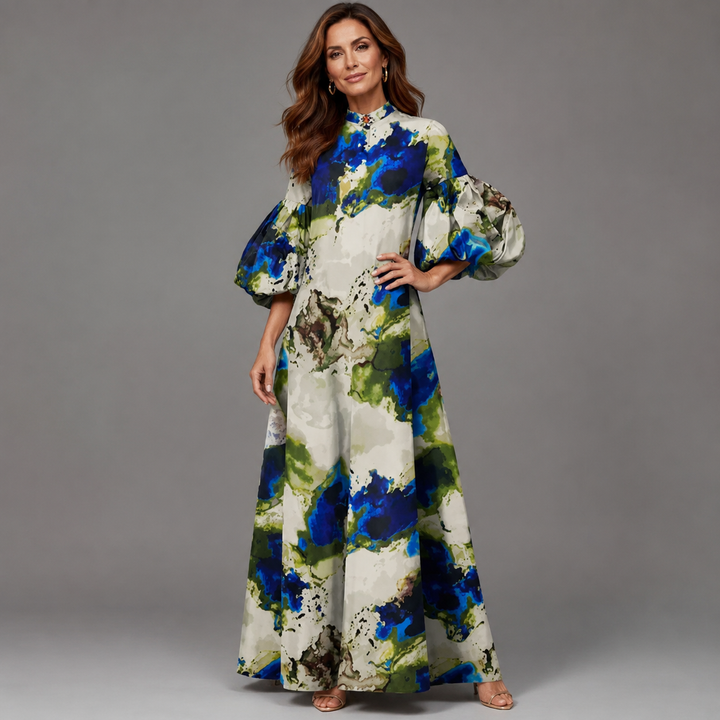 Blue Art Dress