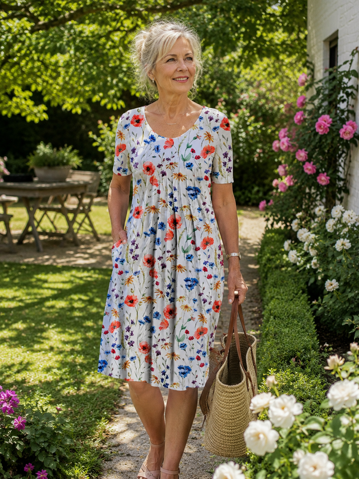 GEORGINA | ELEGANT DRESS WITH TUMMY COVERAGE