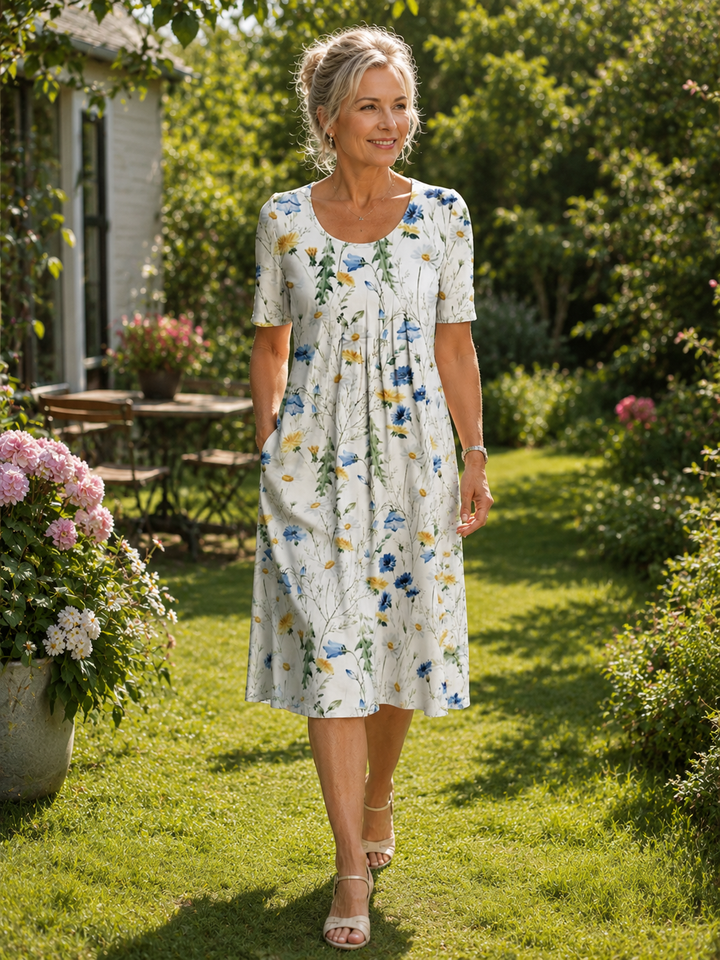 GEORGINA | ELEGANT DRESS WITH TUMMY COVERAGE