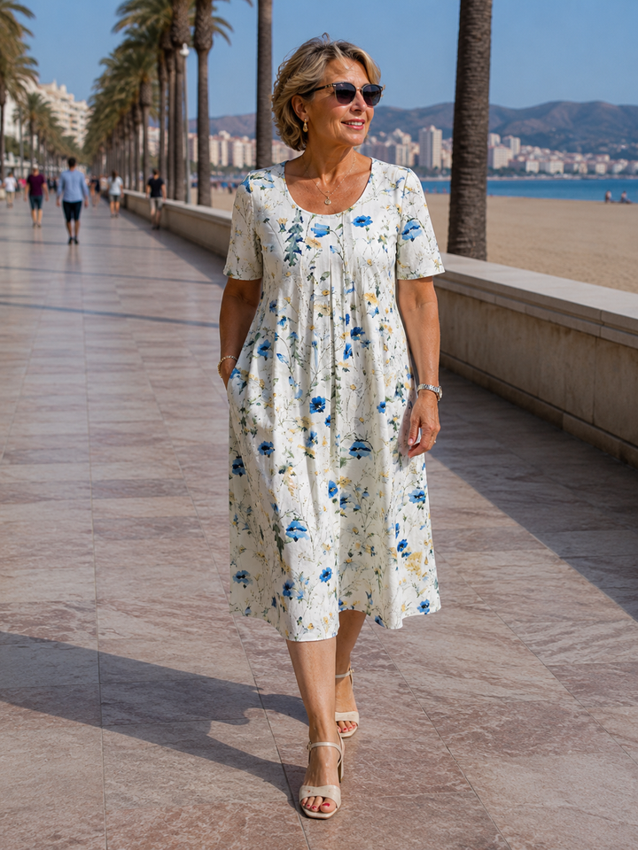 GEORGINA | ELEGANT DRESS WITH TUMMY COVERAGE