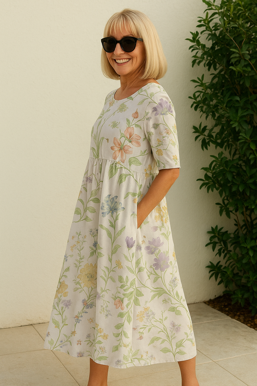 NATALIE | RELAXED MIDI DRESS