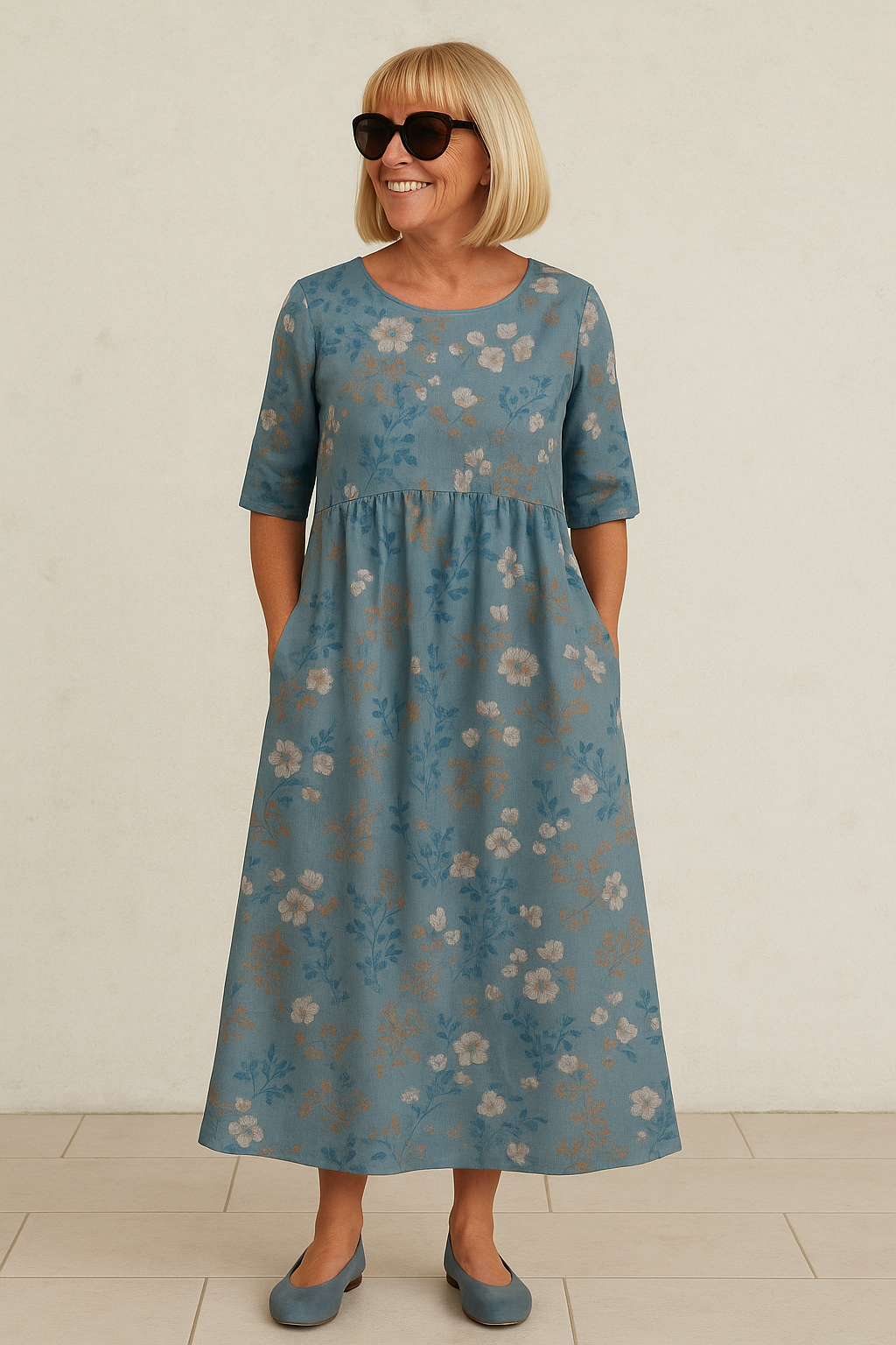 NATALIE | RELAXED MIDI DRESS