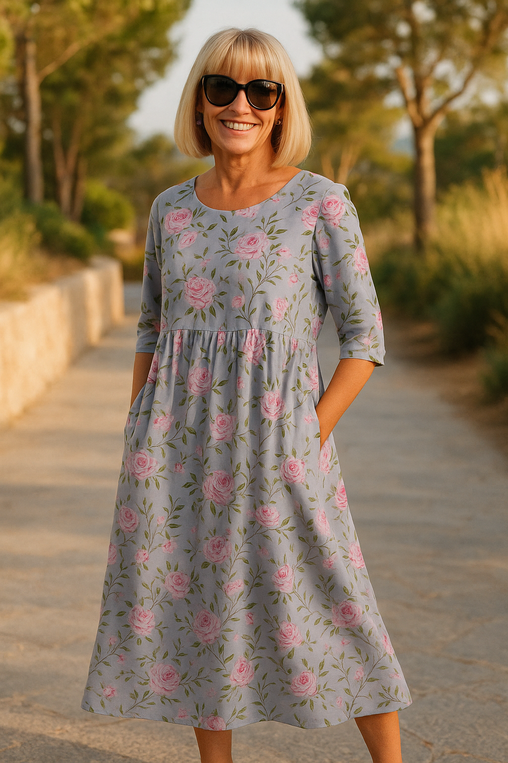 NATALIE | RELAXED MIDI DRESS