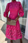 Eloah™ | Elegant Lace Midi Dress