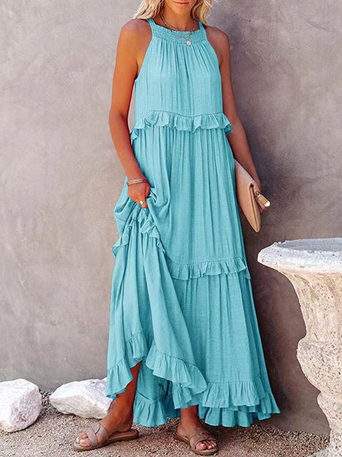 Women's Oversized Plain Long Dress