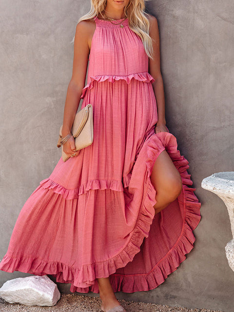 Women's Oversized Plain Long Dress