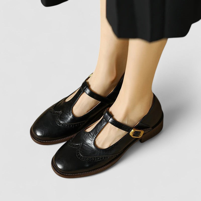 Gianna - Mary Jane Orthopedic Leather Shoes