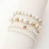 Set of Four Pearl Bracelets | Perlume