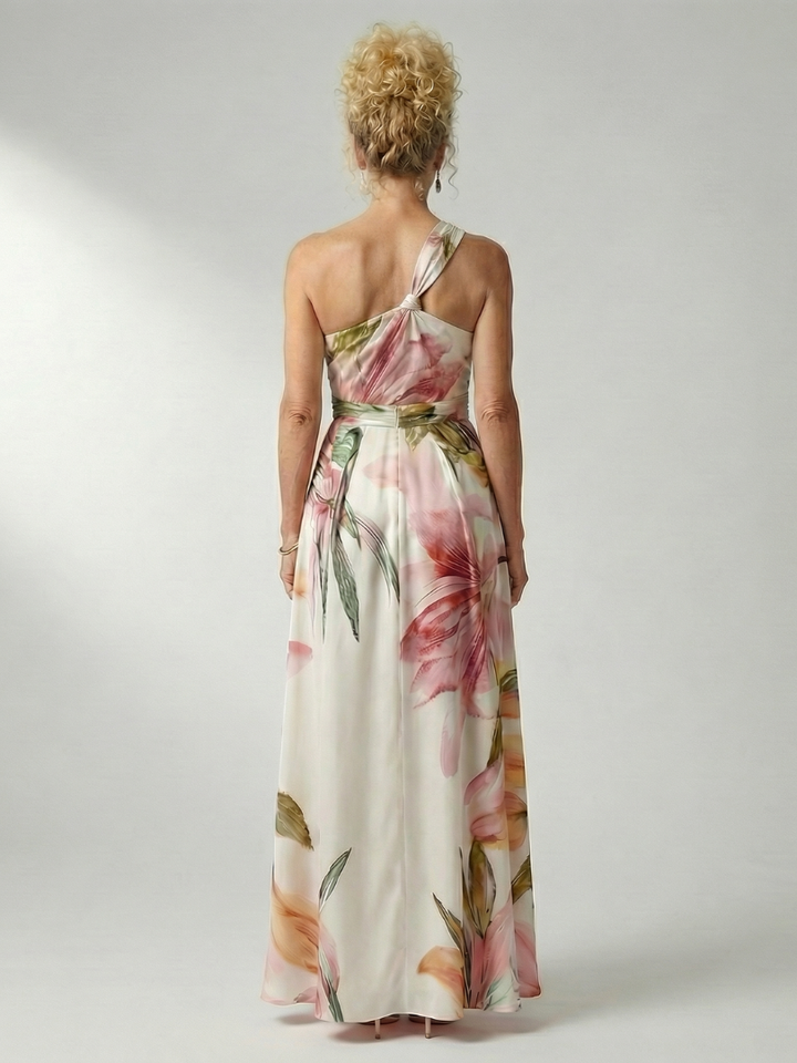The Mabel One-Shoulder Maxi Dress