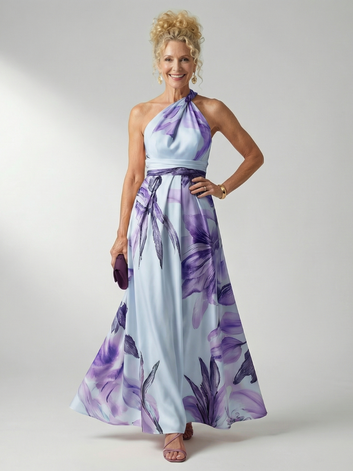 The Mabel One-Shoulder Maxi Dress