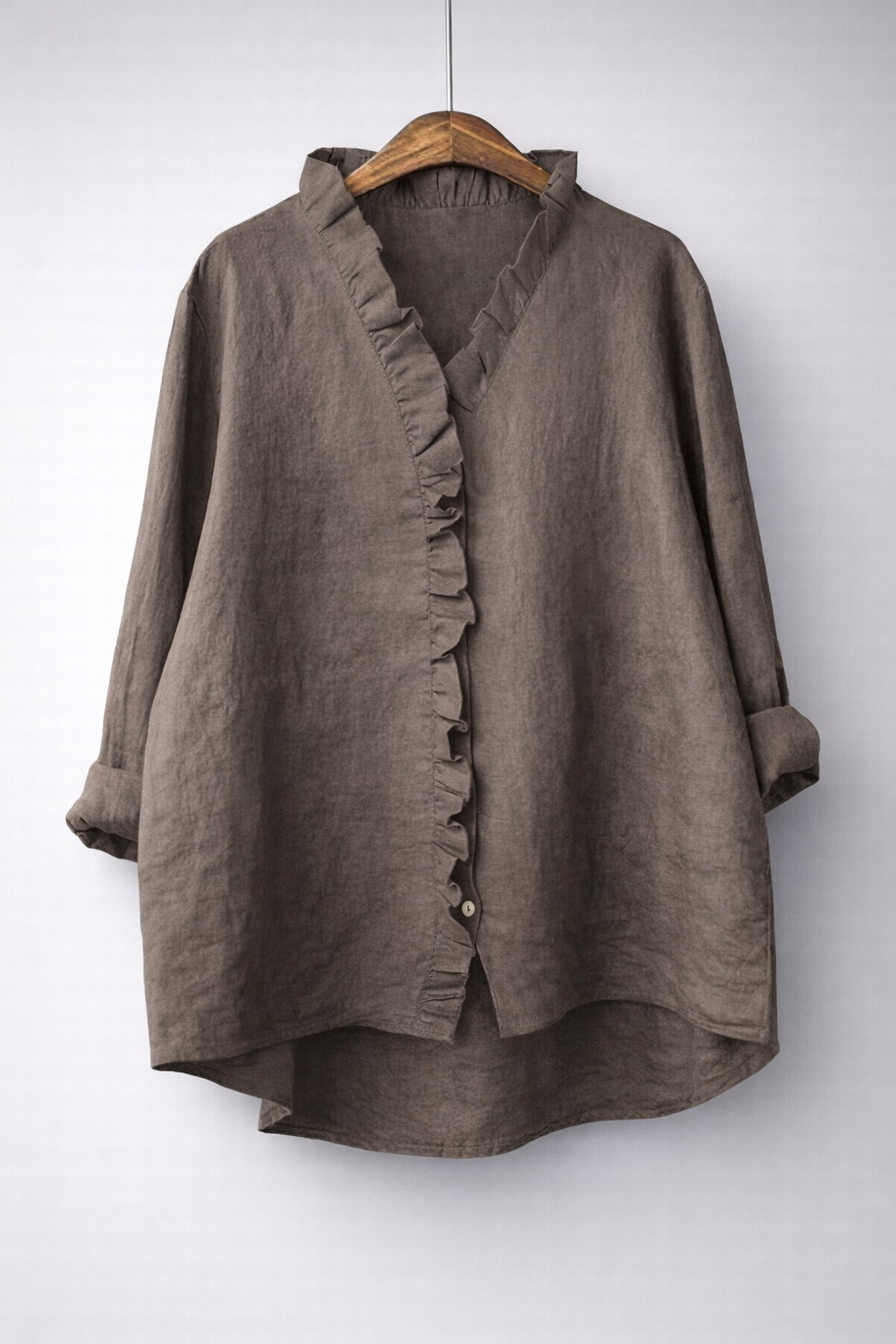 Viola | Elegant Ruffled Shirt