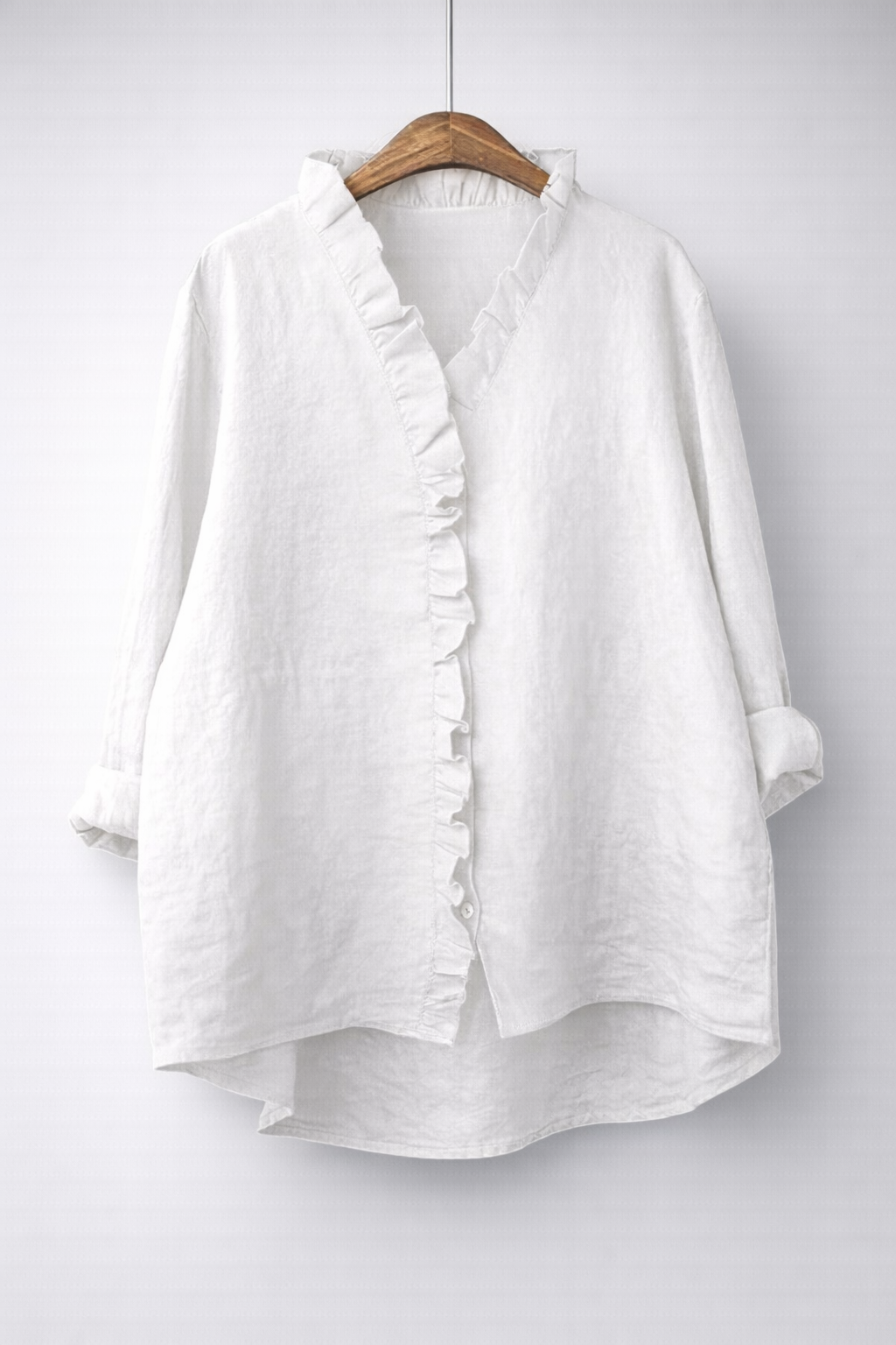 Viola | Elegant Ruffled Shirt