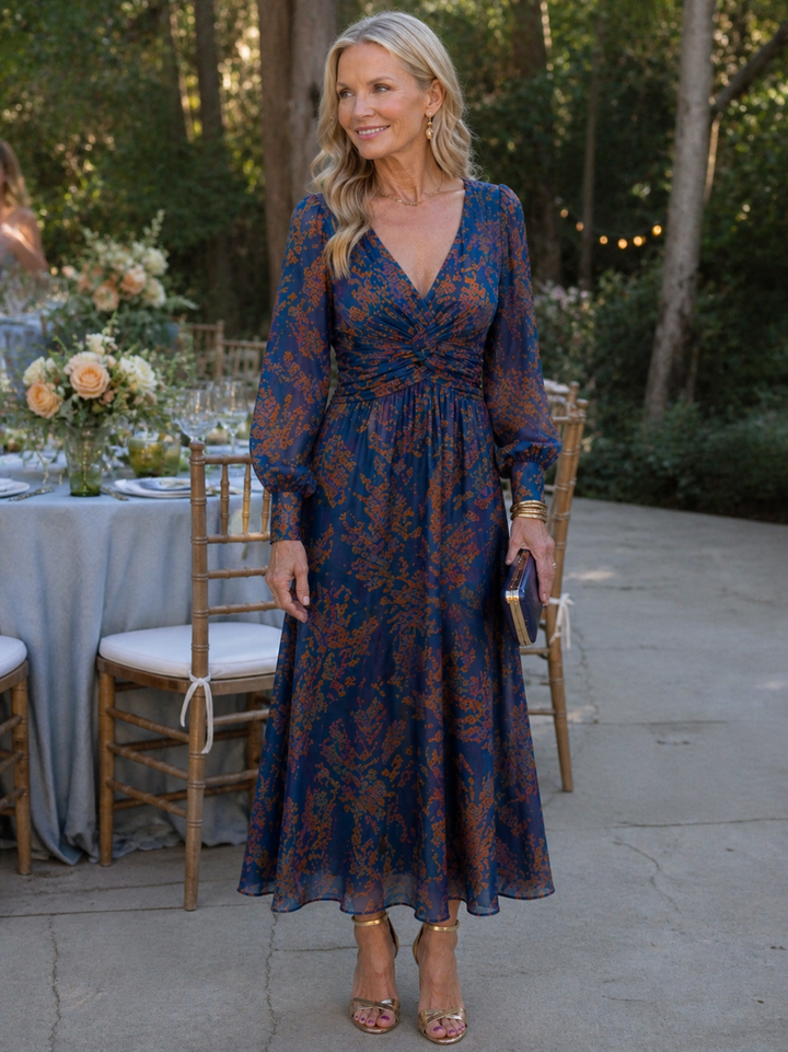 The Marlowe Twist-Front Maxi Dress