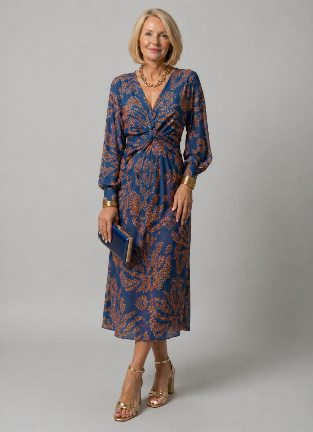 The Marlowe Twist-Front Maxi Dress