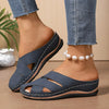 Ella™ - Stylish Round Toe Platform Wedge Sandals