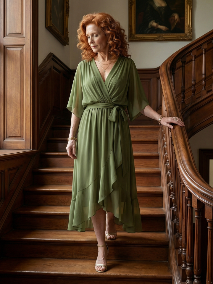The Helene Wrap Dress
