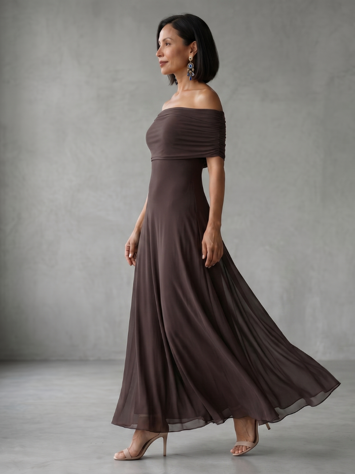 The Ottoline Off-Shoulder Maxi Dress