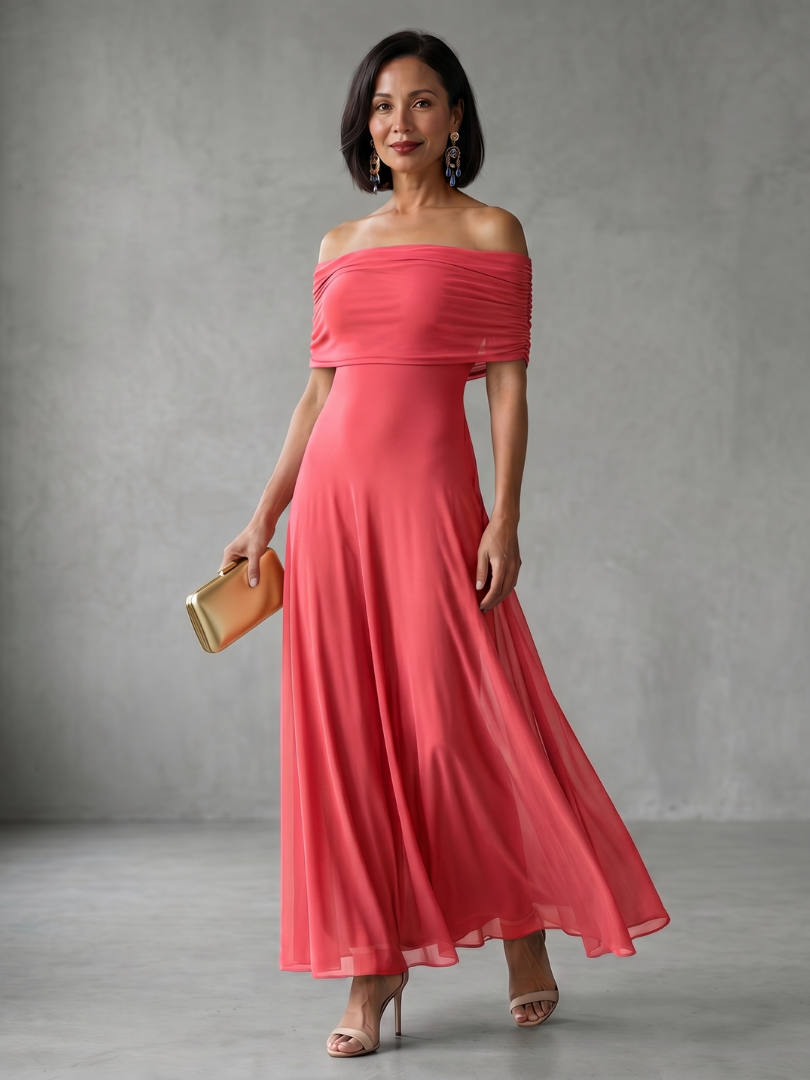 The Ottoline Off-Shoulder Maxi Dress