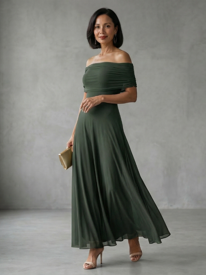 The Ottoline Off-Shoulder Maxi Dress
