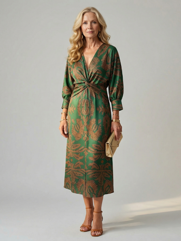 The Nadia Twist-Front Dress