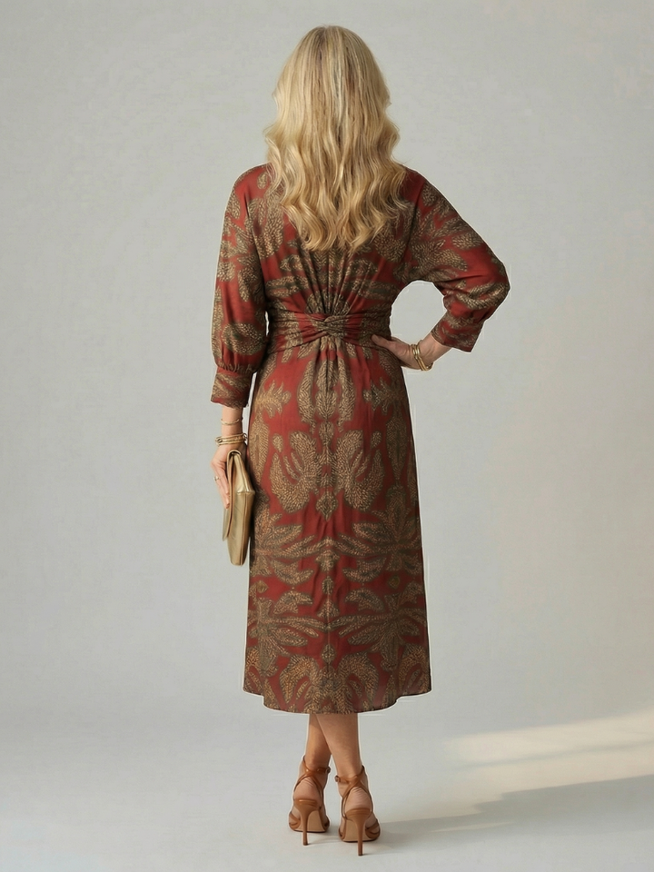 The Nadia Twist-Front Dress