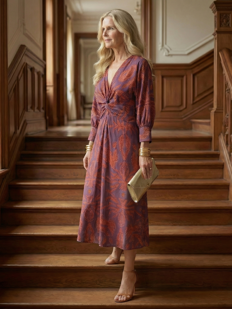 The Nadia Twist-Front Dress
