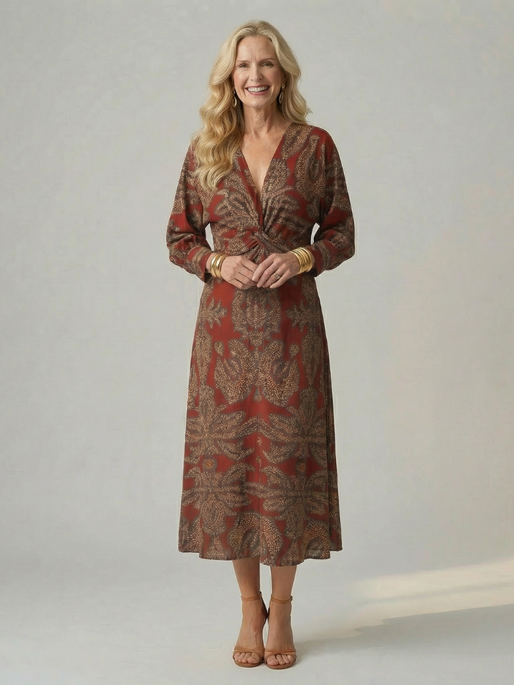 The Nadia Twist-Front Dress