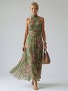 The Marguerite Halter Maxi Dress