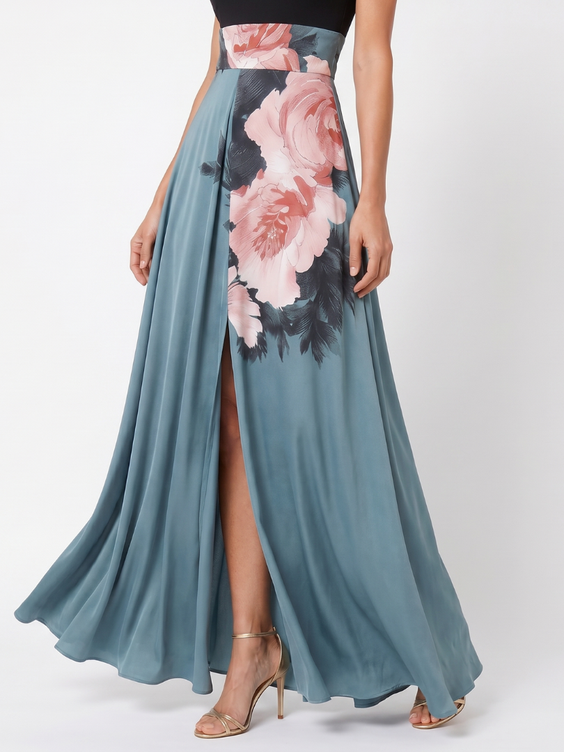 The Isolde Halter Maxi Dress
