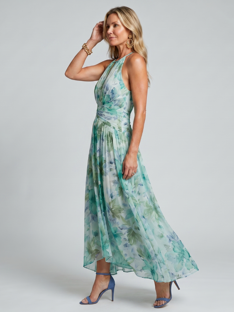The Liora Halter Maxi Dress