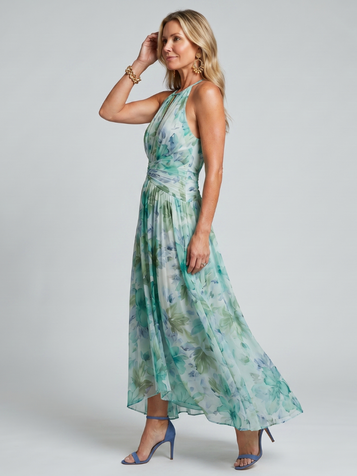 The Liora Halter Maxi Dress