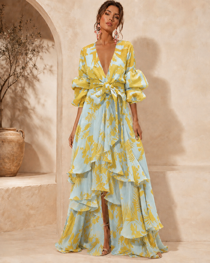 Coral Garden Dress